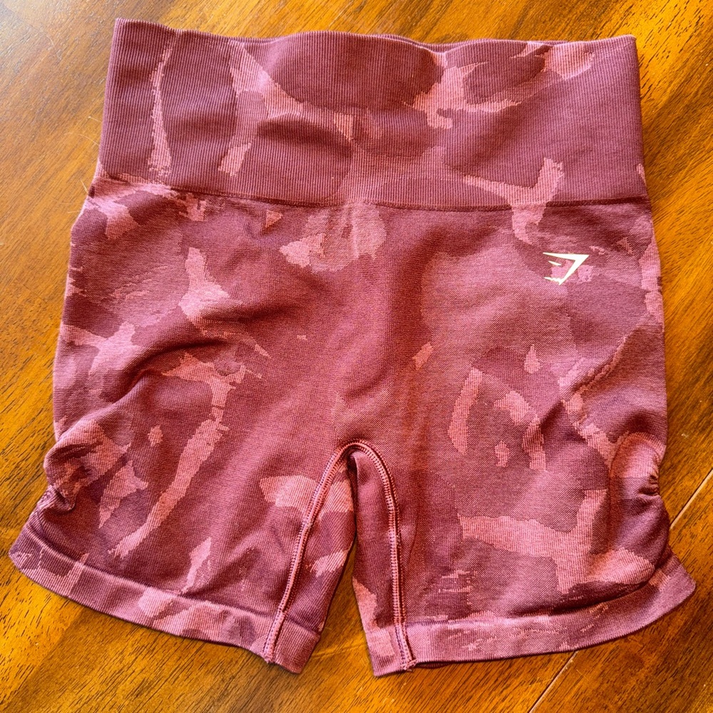 Gymshark Brown Bike Shorts Performance Fit